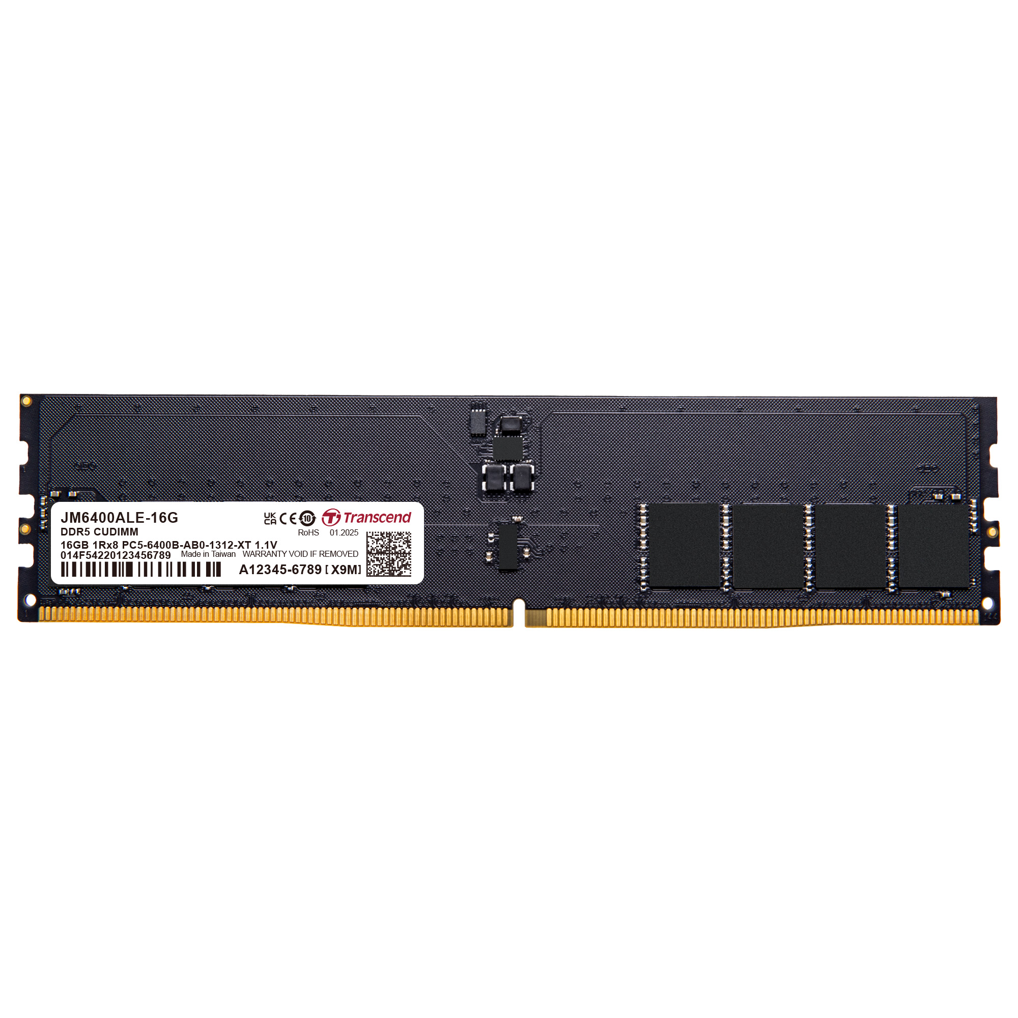 DDR5 6400 工業用DDR5 6400記憶體模組 