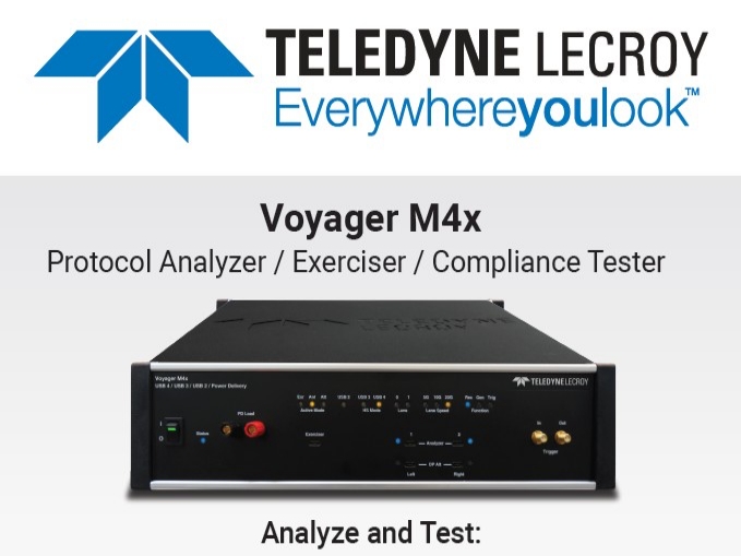 Voyager&trade; M4x USB Protocol Analyzer and Exerciser System