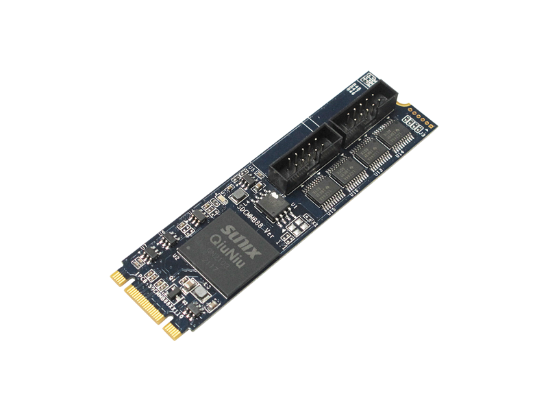 IPC-M4884I 工業級M.2 PCIe I/O控制通訊卡 8+8通道隔離數位輸入/輸出