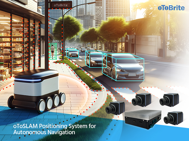 oToSLAM - 無人載具/機器人自主導航之多鏡頭視覺AI定位系統